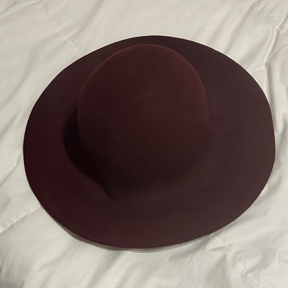 Elegant Burgundy Women's Hat